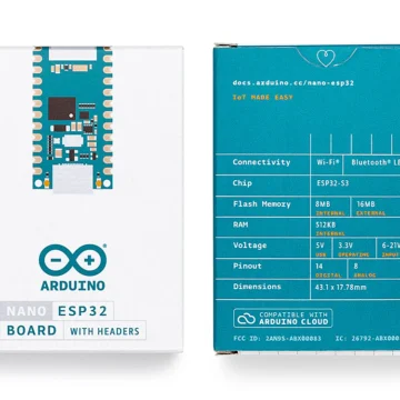 Arduino® Nano ESP32 with headers